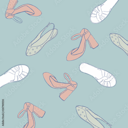 Simple Vector Illustration Of Vintage Shoes © Katerina