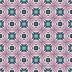 Fotobehang Marokkaanse tegels patronen Islamitisch mozaïek met kleurrijke ornamenten  © rdpartdesign