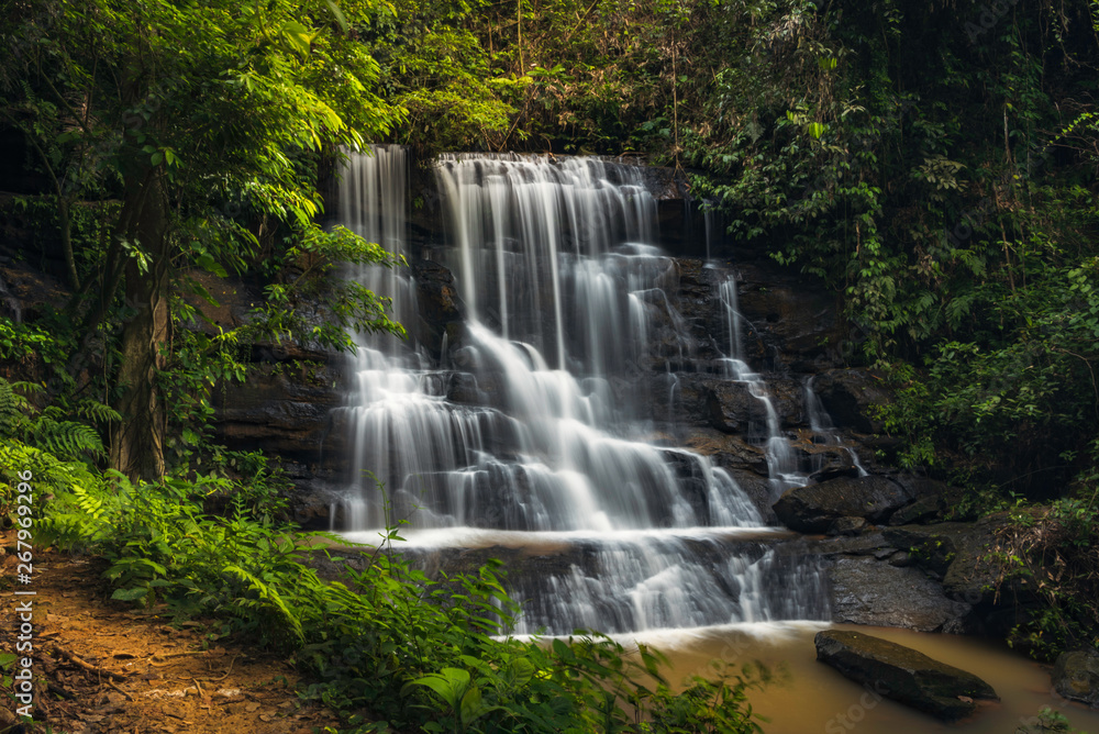 Fresh waterfall in Bogor, Indonesia