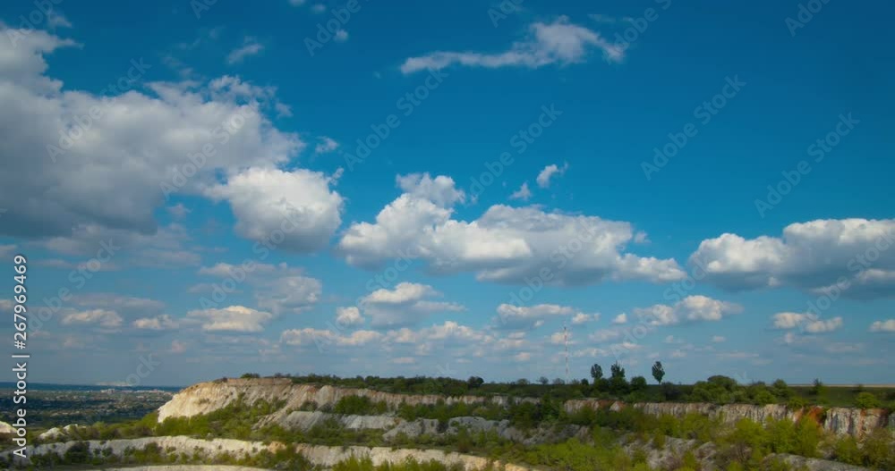 Beautiful Blue Sky on a Sunny Day. Sun Rays.Time Lapse. Beautiful Blue Sky on a Sunny Day. Sun Rays.Time Lapse.