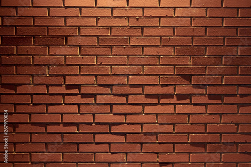 Brick Wall Textured at the Night