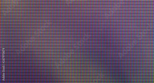 Extreme closeup of LED IPS panel pixels
