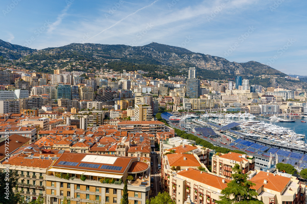 Top view on Monaco