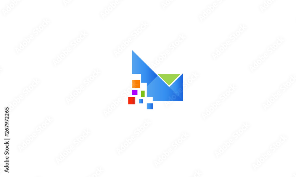 logo cubes and envelope logo cubes and envelope