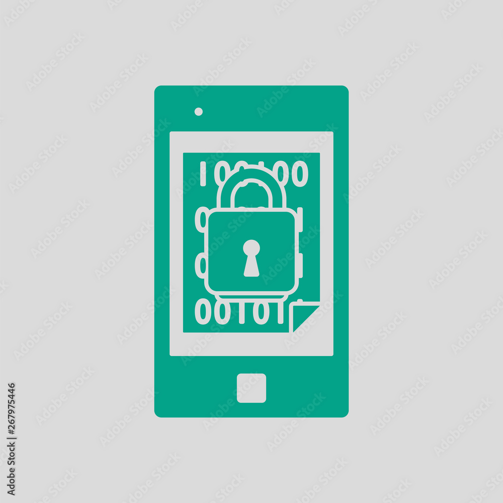 Mobile Security Icon Mobile Security Icon
