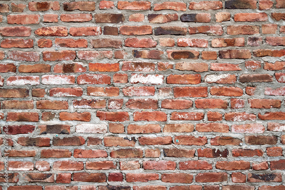 Fototapeta premium Brick Wall Textured in the Outdoor