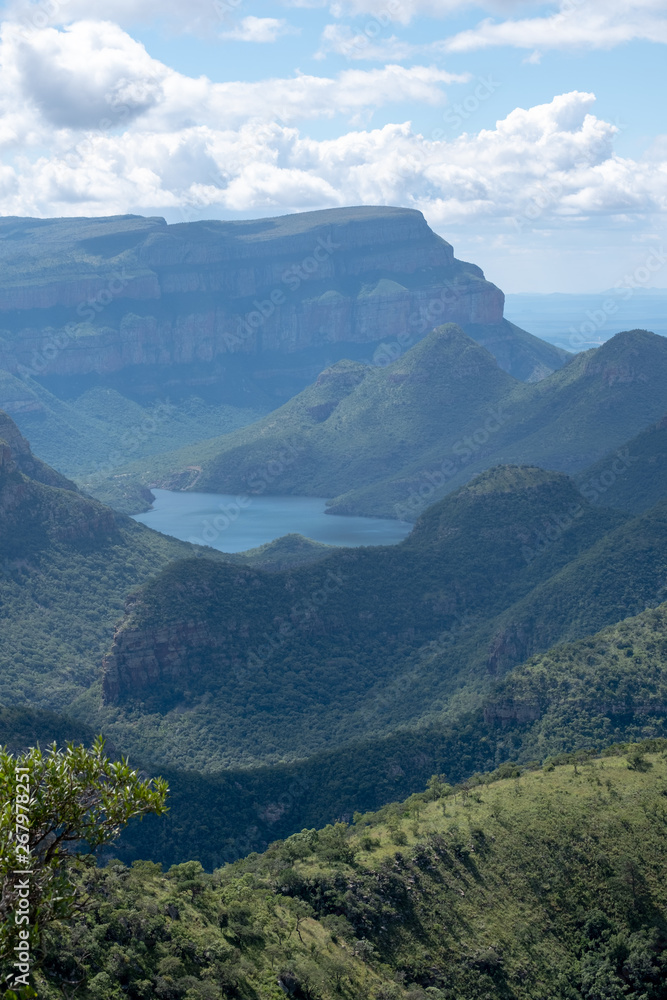 Naklejka premium Blyde River Canyon (also known as the Motlatse Canyon), in The Panorama Route, Mpumalanga, South Africa. 