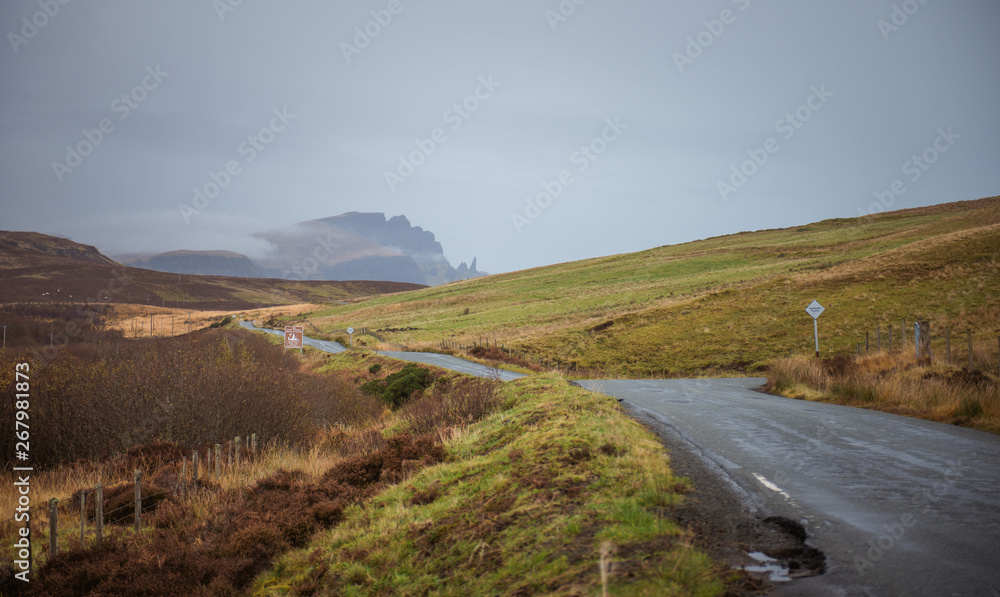 Road to Old man of Storr, Skye