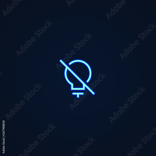 Light off | Neon Style Icon
