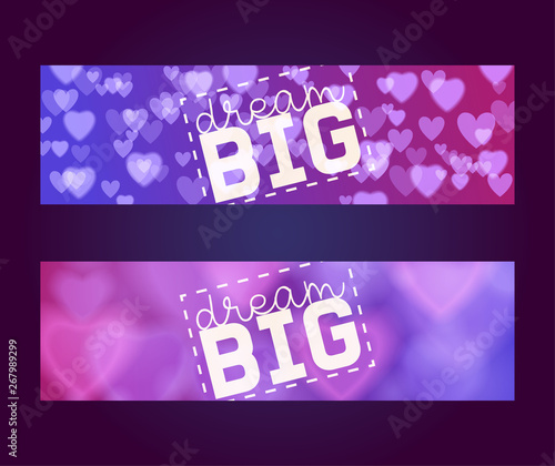 Dream pattern vector lovely dreaming sign on hearted greeting card backdrop loving heartiness daydream illustration heart on valentines day in love background banner