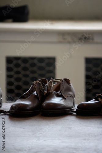 Shoes at Alcatraz Island in San Francisco, California