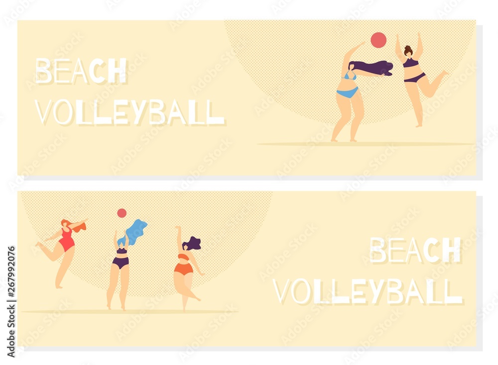 Beach Volleyball Playing Woman Body 
