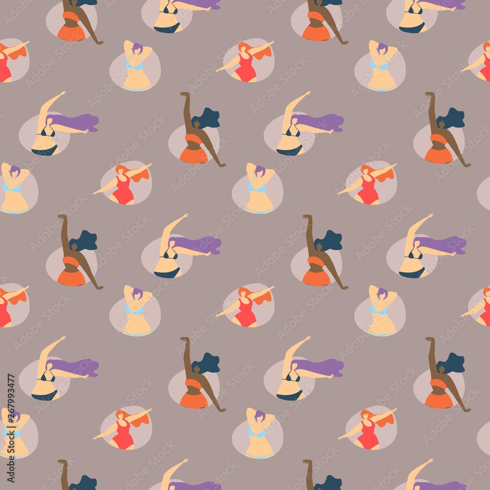 Body Positive Seamless Creative Pattern Body Positive Seamless Creative Pattern