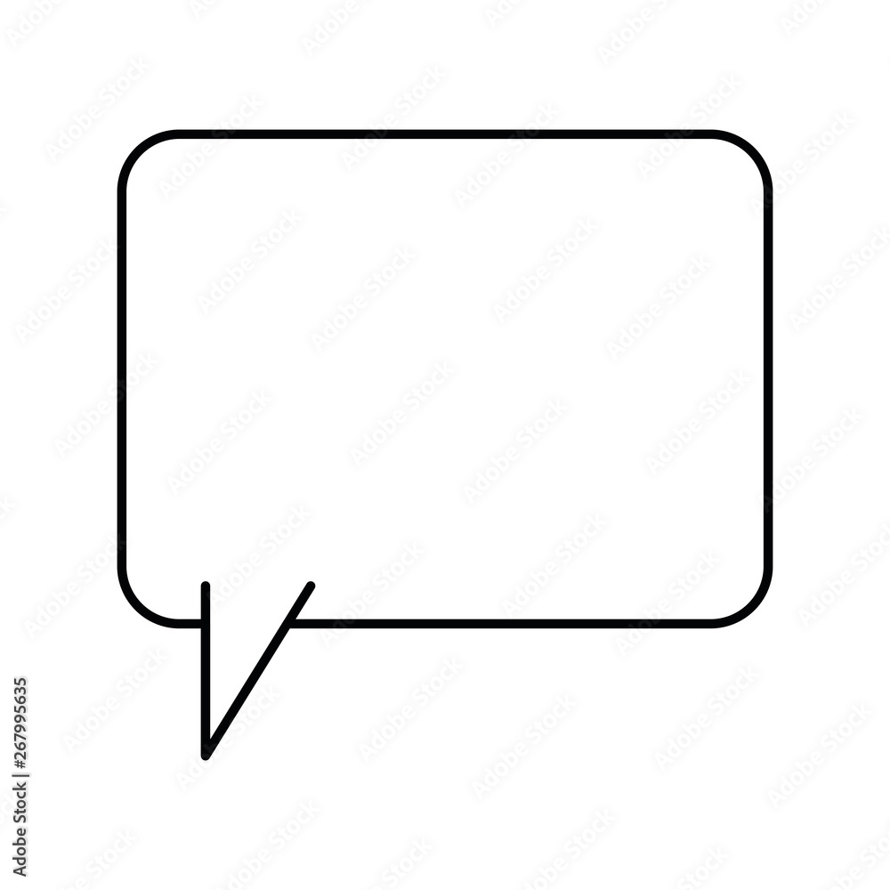 speech bubble with white background speech bubble with white background