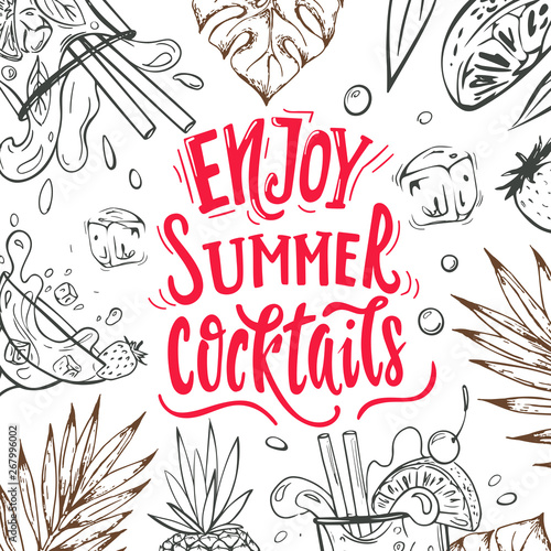 enjoy summer cocktails