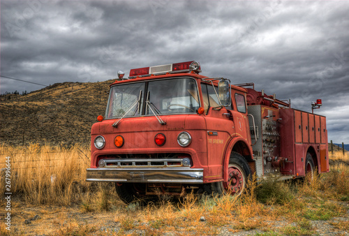 Old Abandoned Fire truck