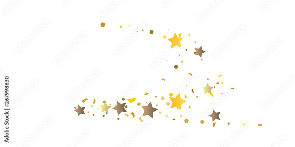 Golden glitter confetti of stars.
Golden glitter confetti of stars.