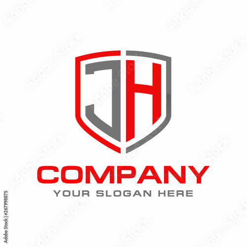 Free Download JH initial Logo Design Vector - GFXLoad