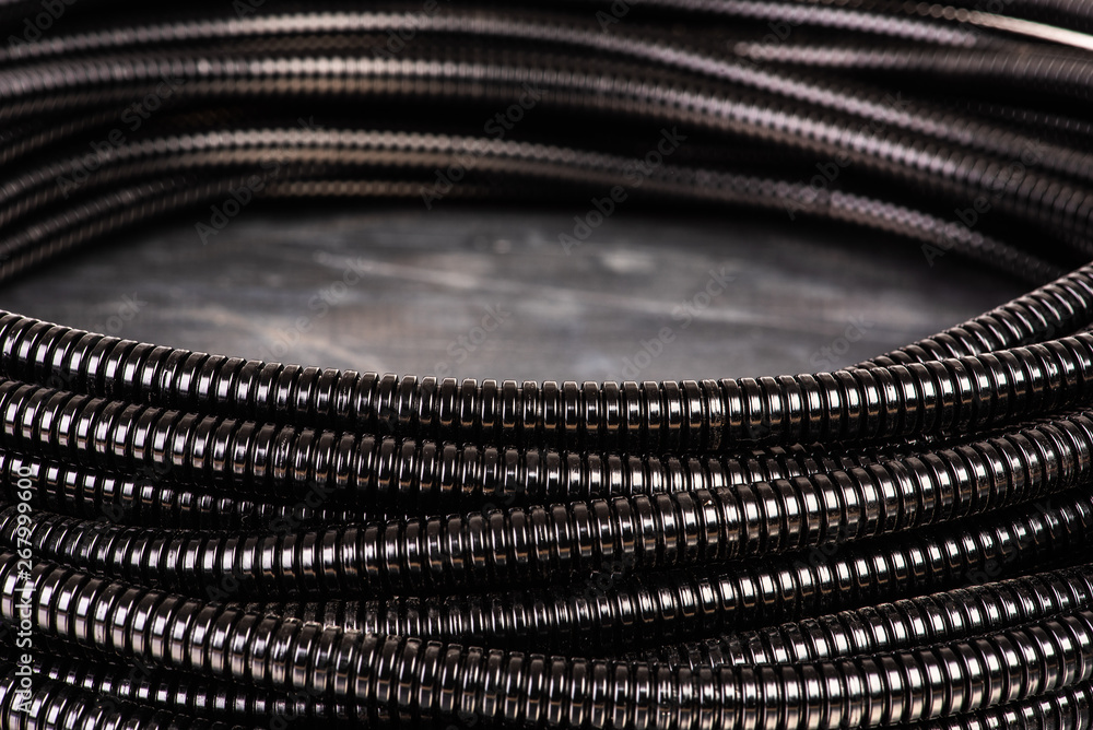 Roll of flexible plastic corrugated pipe Roll of flexible plastic corrugated pipe