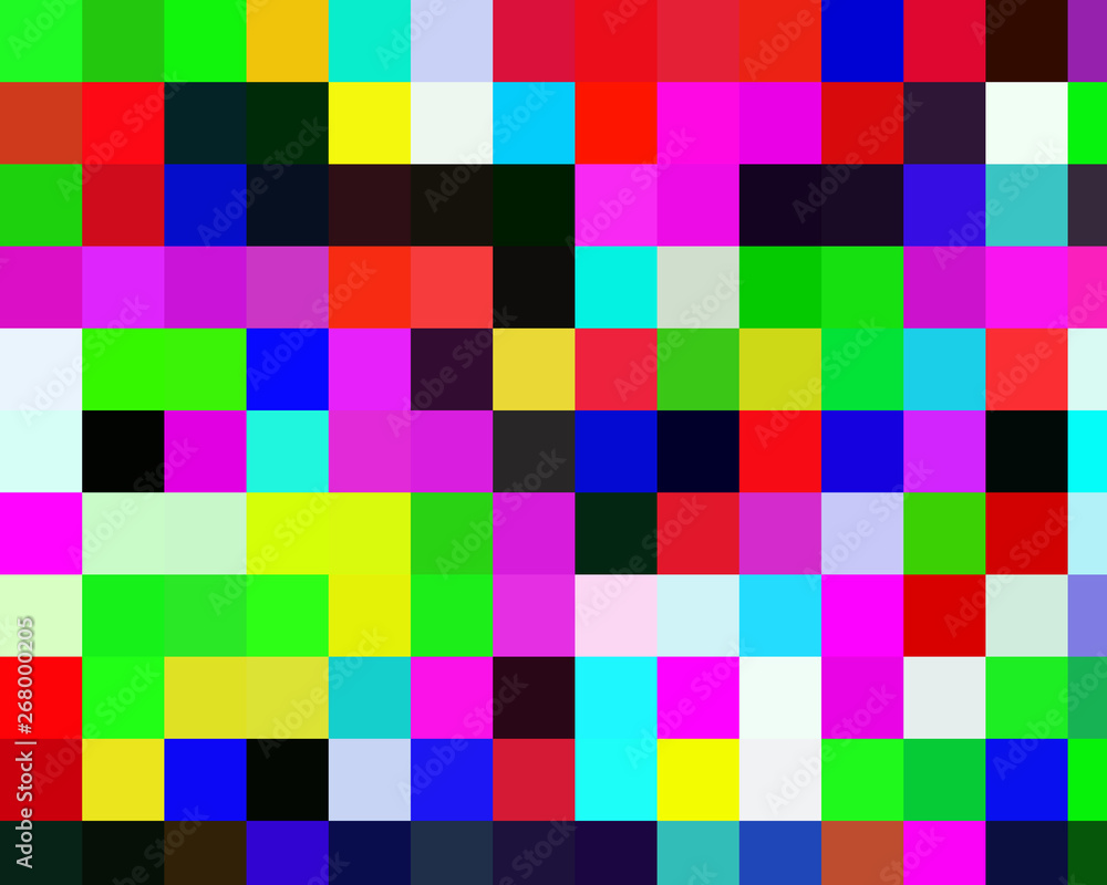 Colorful vivid squares, abstract texture and background Colorful vivid squares, abstract texture and background