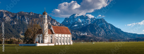 Kirche St. Coloman Colomanskirche in Schwangau Bayern Deutschland