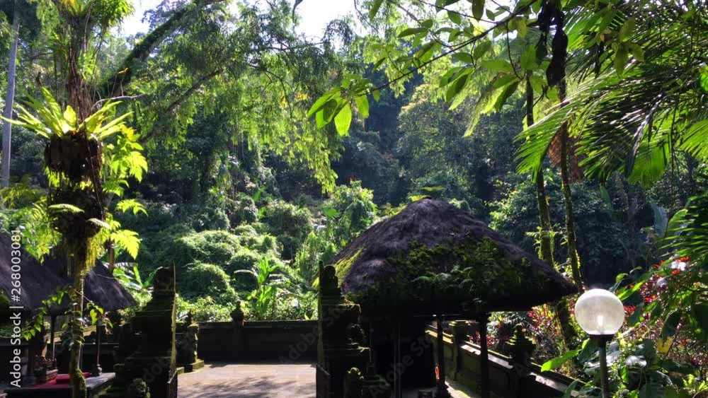 Pura Luhur Batukaru Temple on Bali, Indonesia, 4k footage video Pura Luhur Batukaru Temple on Bali, Indonesia, 4k footage video