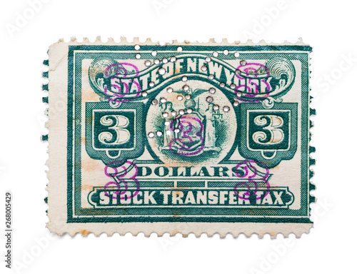 Stock Tax Stamp