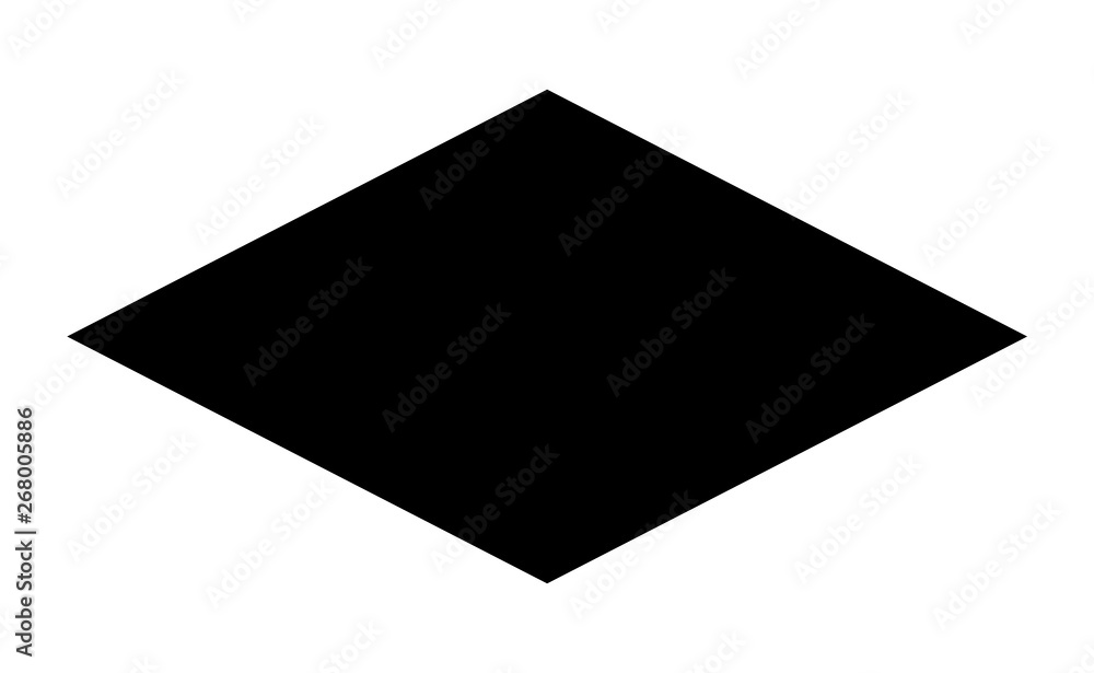 Rhombus black. Web icon with dark frame or backdrop. Vector illustration isolated on light background. Rhombus black. Web icon with dark frame or backdrop. Vector illustration isolated on light background.