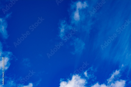 Background from light clouds against blue sky