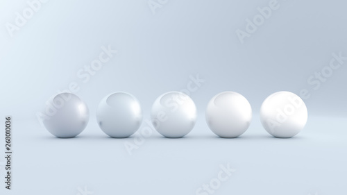 Abstract background with round forms. 3d illustration  3d rendering.