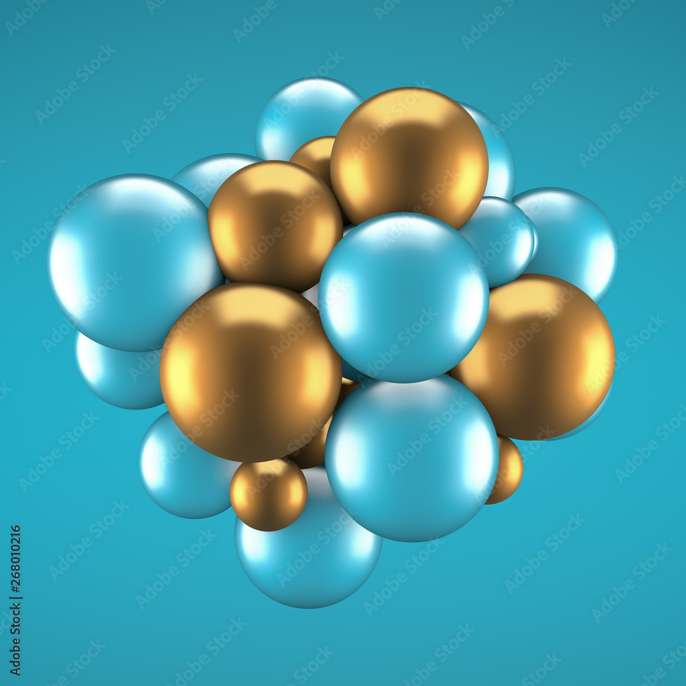 Festive, positive, bright background with balls. 3d illustration, 3d rendering. Festive, positive, bright background with balls. 3d illustration, 3d rendering.