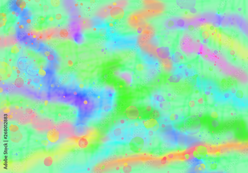The explosion of the item color The explosion of the item color