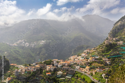 the village of Ravello, on the Amalfi Coast, Italy © philippe paternolli
