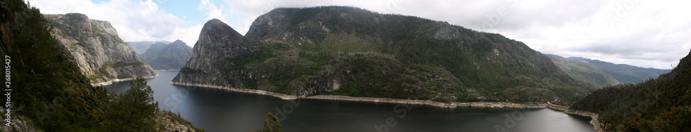 Hetch Hetchy Reservoir in Yosemite National Park in California 