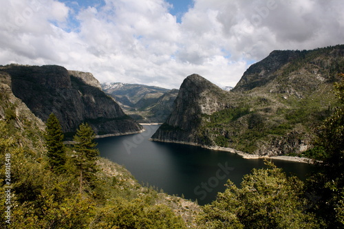 Hetch Hetchy Reservoir in Yosemite National Park in California 