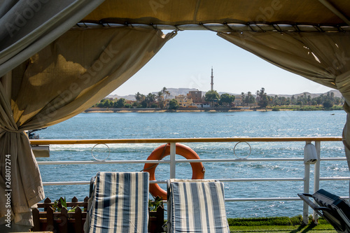 Cruises on the Nile river. Egypt. April 2019 photo