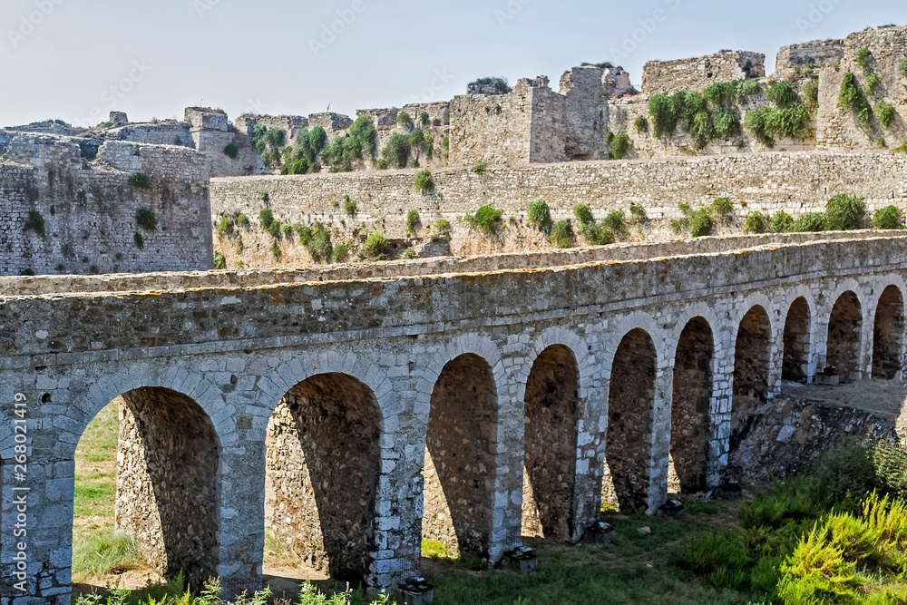 the castle of Methoni Messenia Peloponnese Greece - medieval Venetian fortification - greek landmarks