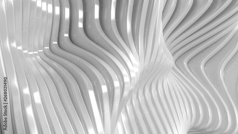 White background with lines. 3d illustration, 3d rendering. White background with lines. 3d illustration, 3d rendering.