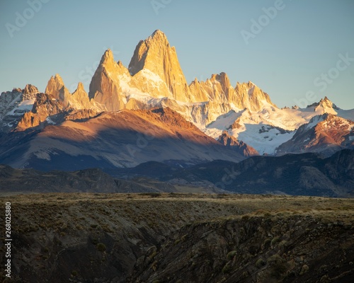 Fitz Roy Mountains in Patagonia Argentina