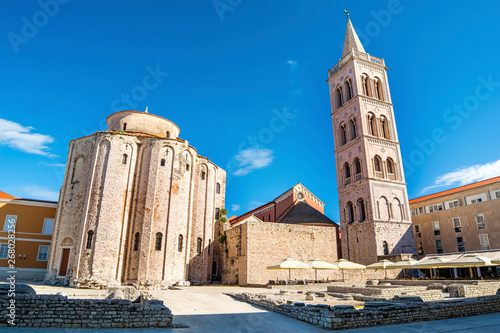 Church of St Donatus and Roman Forum in Zadar (Croatia) photo