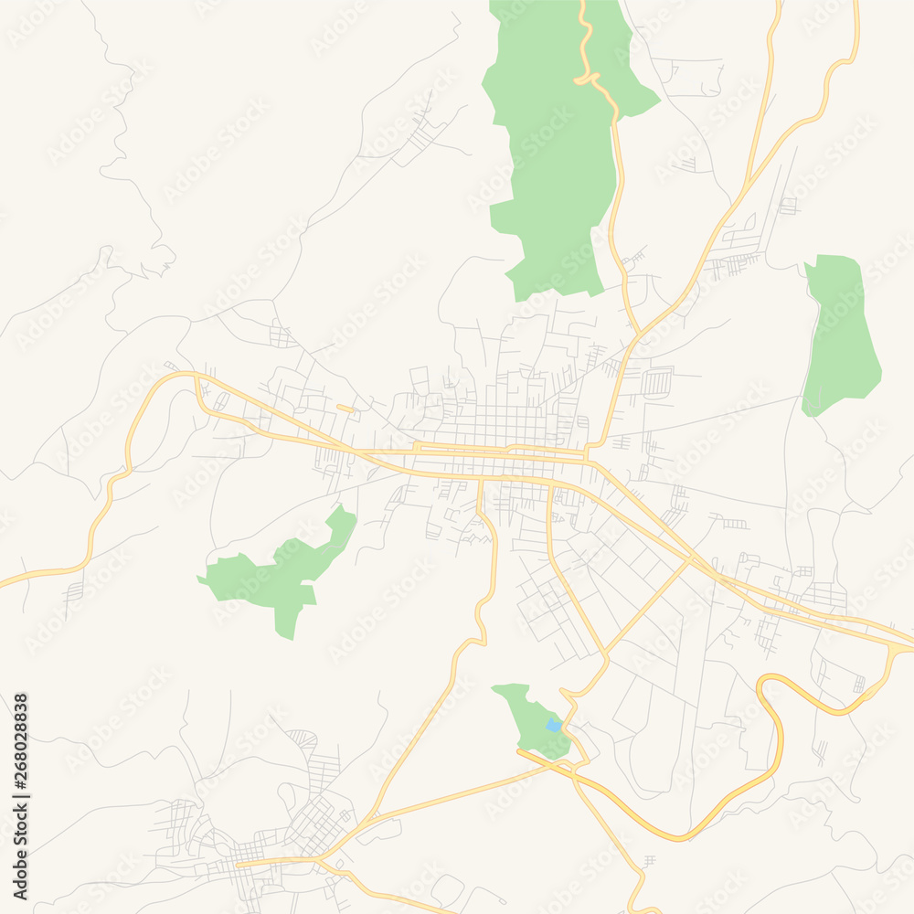 Empty vector map of Chimaltenango, Guatemala