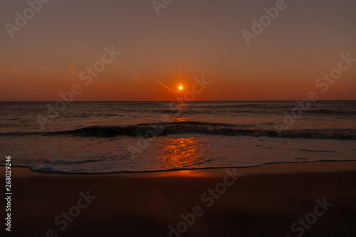 sunset on the beach © sebastiaan