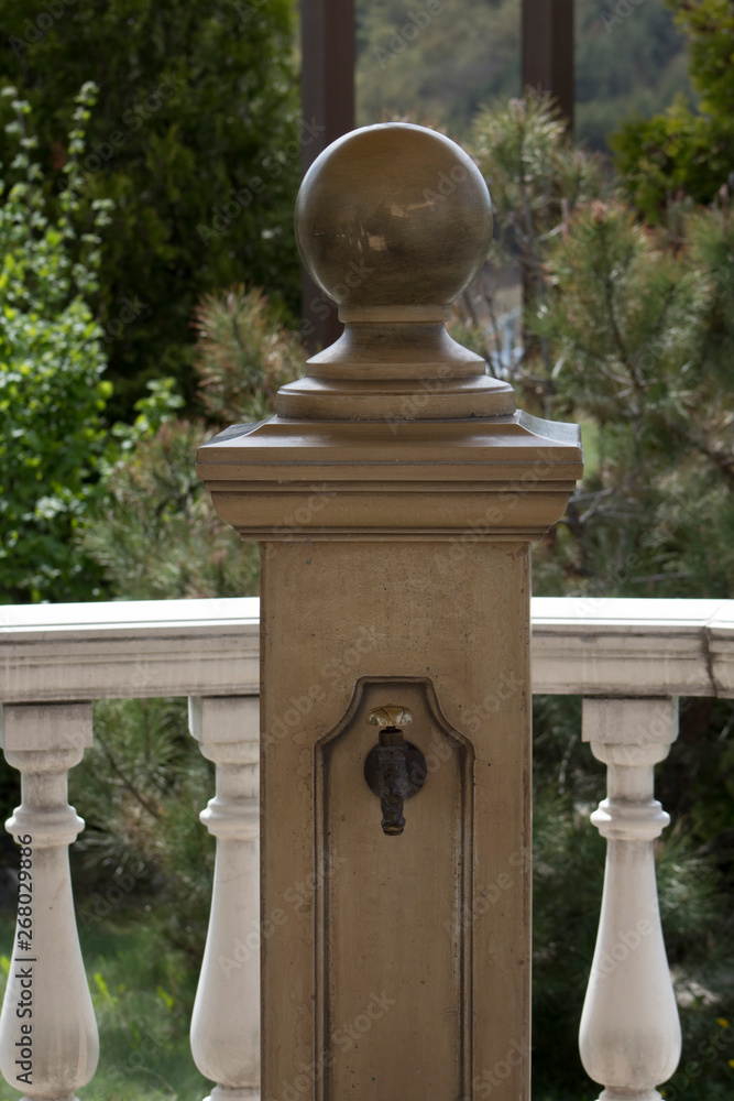 Fototapeta premium Fountain with tap water