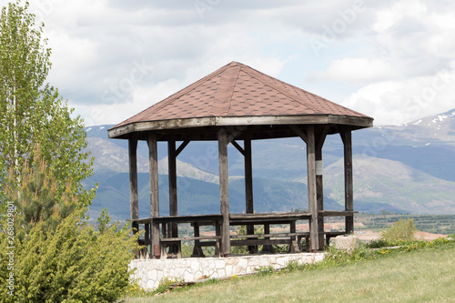 Gazebo in the middle of nature  © ionkovata