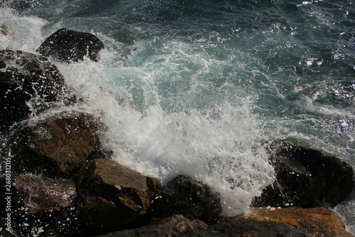 Ligurian sea, Cinque Terre (Five Lands) Seaside, Italy