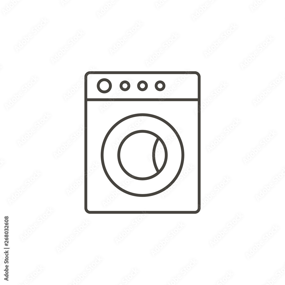 Detergent, doing laundry vector icon. Simple element illustration from UI concept.
