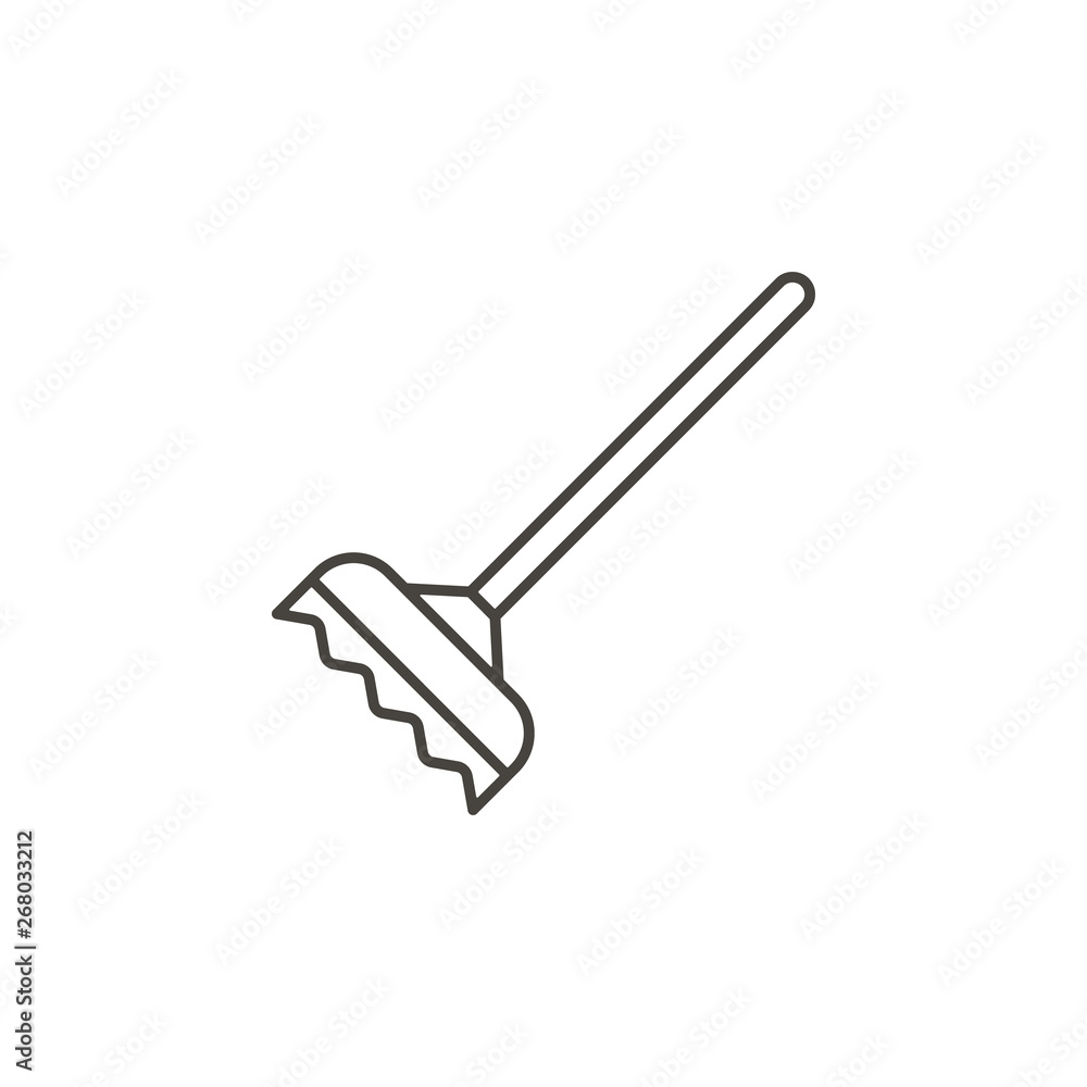 Brushing, cleaning, accessory vector icon. Simple element illustration from UI concept. Brushing, cleaning, accessory vector icon. Simple element illustration from UI concept.