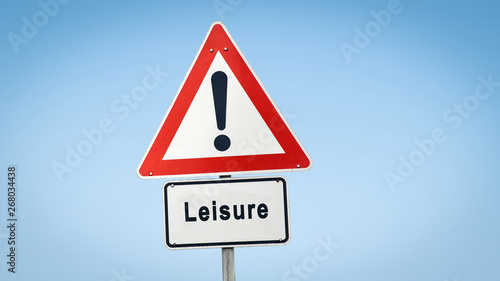 Street Sign to Leisure