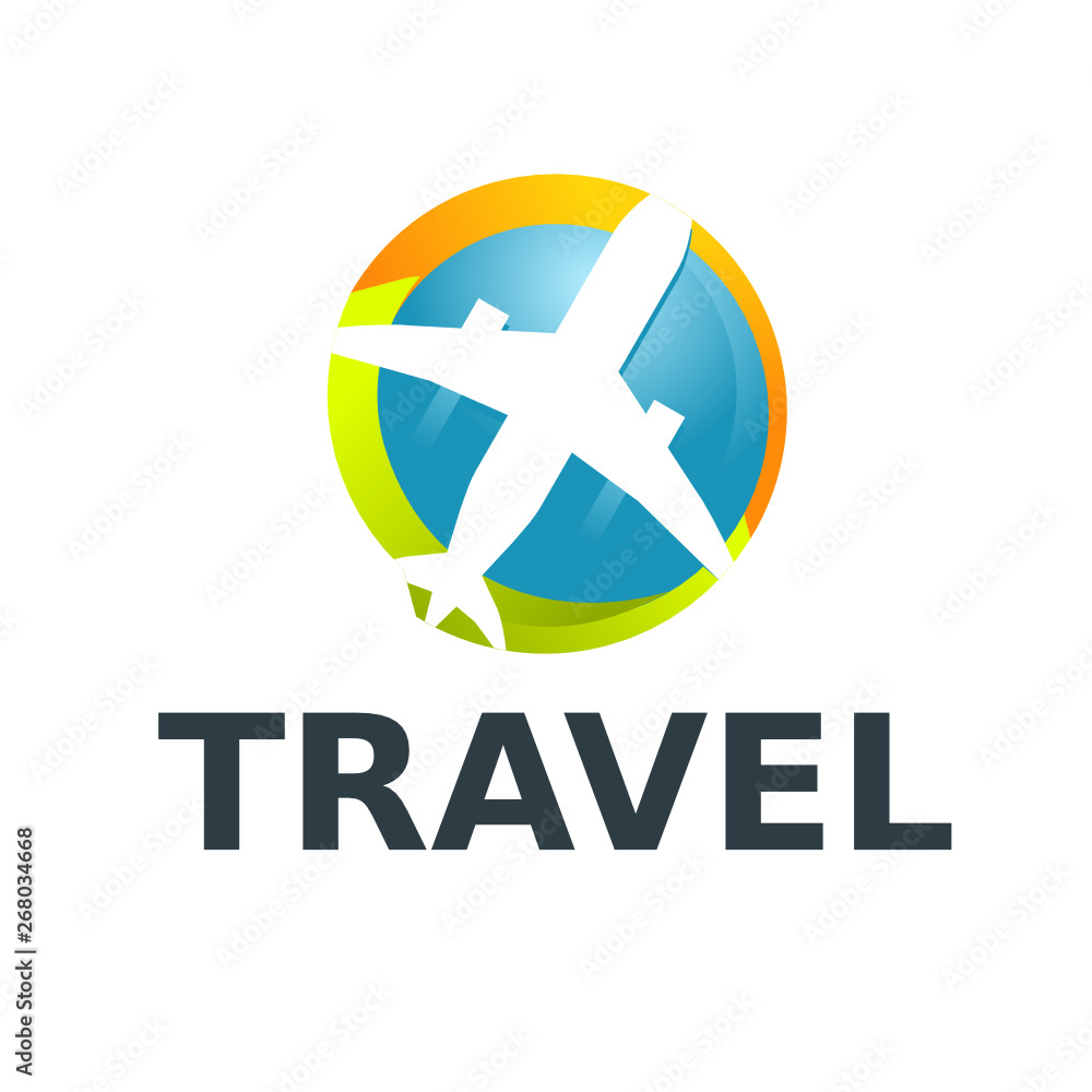 Travel logo template