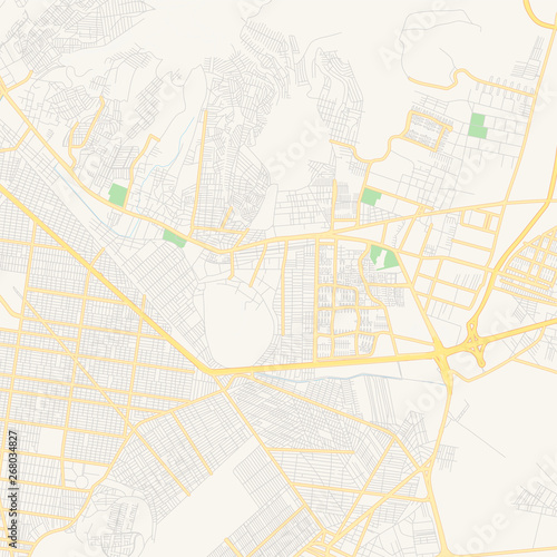 Empty vector map of Ixtapaluca, Mexico photo